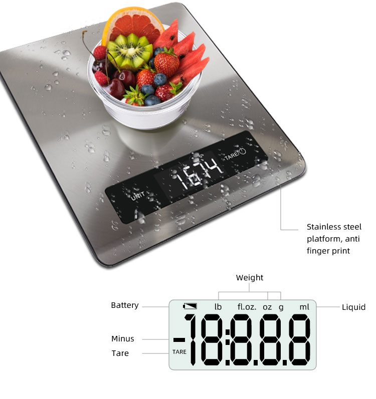 balance de cuisine digitale 5kg